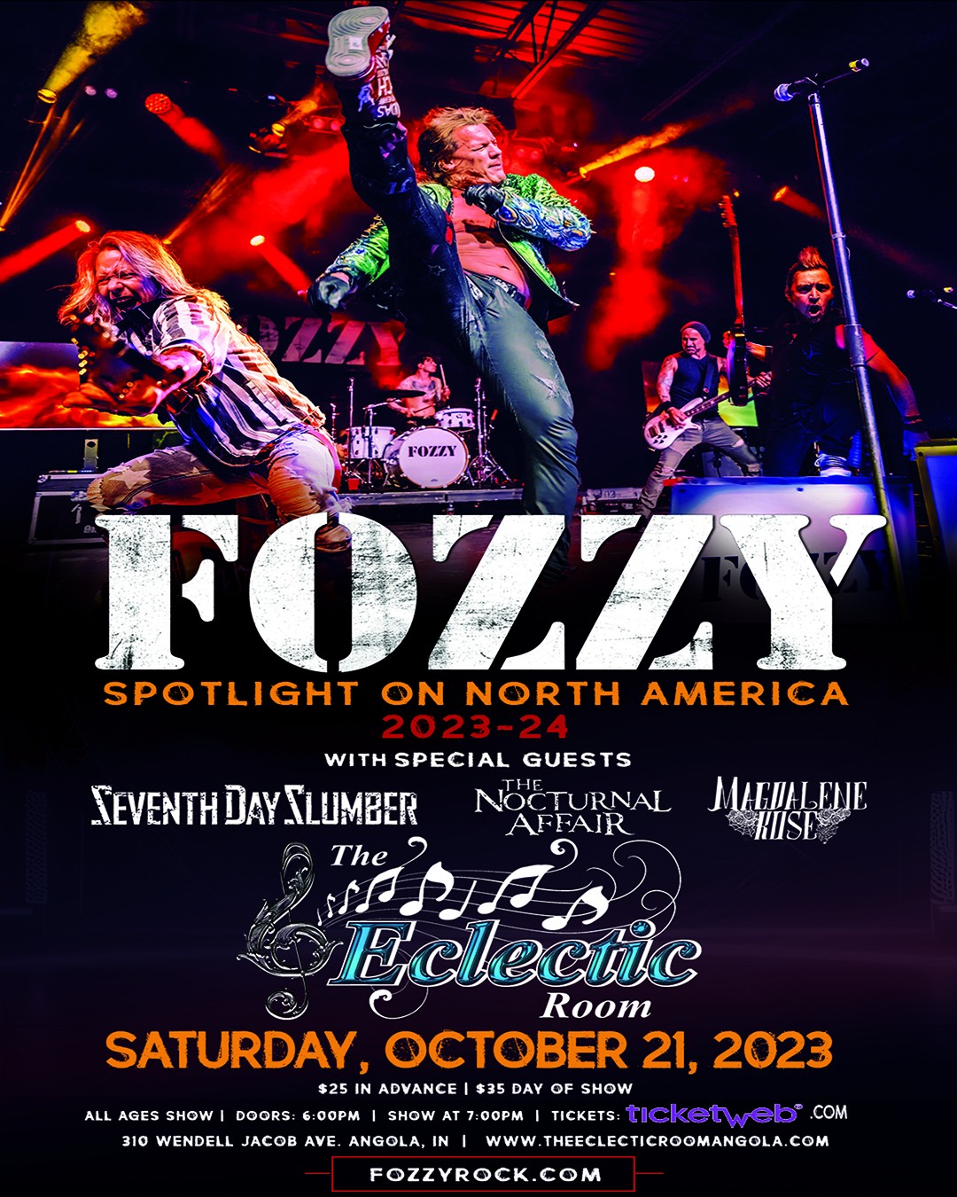 Fozzy Spotlight on North AmericaTour