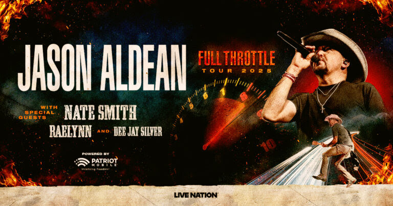 Jason Aldean Announces ‘Full Throttle Tour’ 2025 Powered By Patriot Mobile